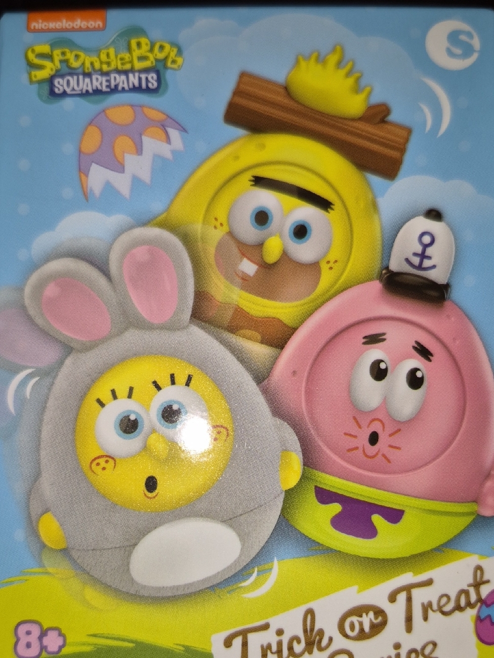 SpongeBob SquarePants Plush Trio - Yellow, Pink, Gray